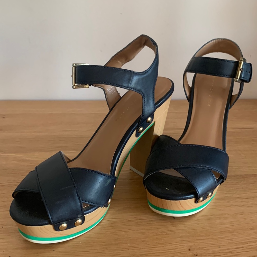 Tommy Hilfiger high heel sandals.